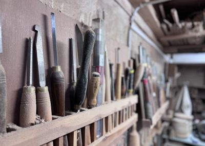 atelier Barda Aiguines de tourneur sur bois
