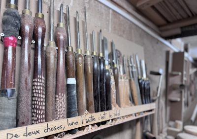 atelier Barda Aiguines de tourneur sur bois