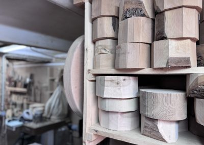 atelier Barda Aiguines de tourneur sur bois