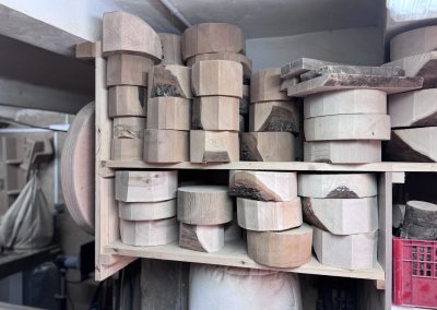 atelier Barda Aiguines de tourneur sur bois