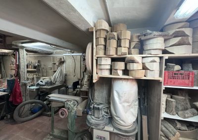 atelier Barda Aiguines de tourneur sur bois