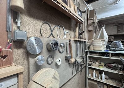 atelier Barda Aiguines de tourneur sur bois