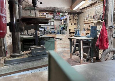 atelier Barda Aiguines de tourneur sur bois