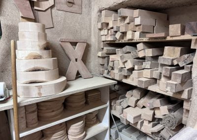 atelier Barda Aiguines de tourneur sur bois