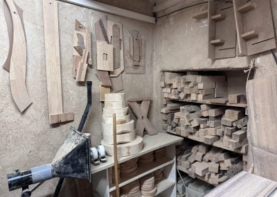 atelier Barda Aiguines de tourneur sur bois
