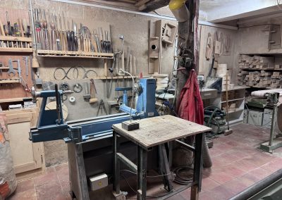 atelier Barda Aiguines de tourneur sur bois