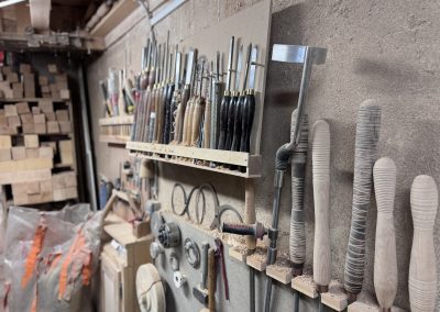 atelier Barda Aiguines de tourneur sur bois