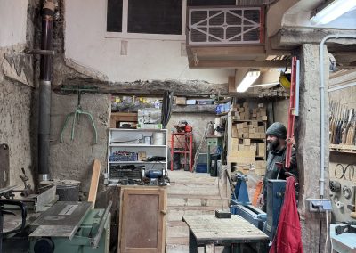 atelier Barda Aiguines de tourneur sur bois