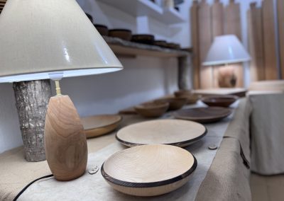 atelier Barda Aiguines de tourneur sur bois