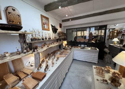 atelier Barda Aiguines de tourneur sur bois