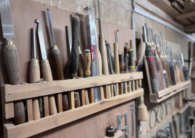 atelier Barda Aiguines de tourneur sur bois