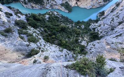 Grandes Voies d’escalade facile dans les Gorges du Verdon
